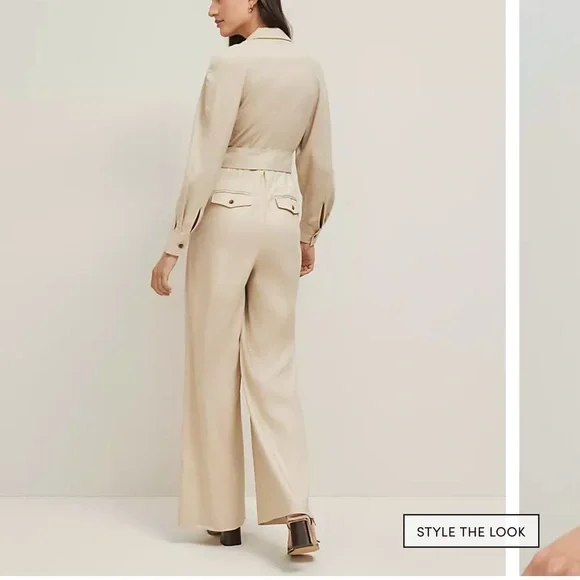 Ann Taylor tan Jumpsuit - Picture 2 of 4